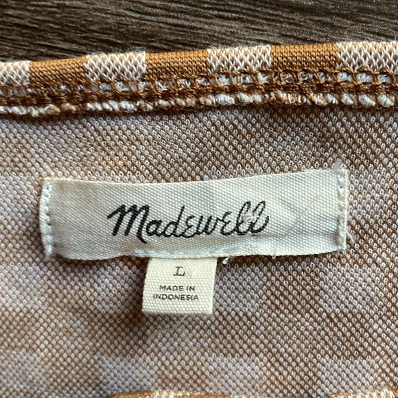 Madewell cap sleeve gingham button up blouse - Picture 2 of 4